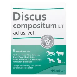 Discus compositum LT Ampullen vet. (für Tiere), 5 St
