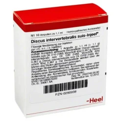 Discus intervertebralis suis Injeel Ampullen, 10 St