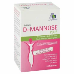 D-Mannose Plus 2000 mg Tabletten mit Vit.und Mineralstof., 120 St