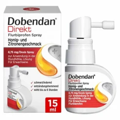 Dobendan® Direkt Flurbiprofen Spray Honig- & Zitronengeschmack, 15 ml