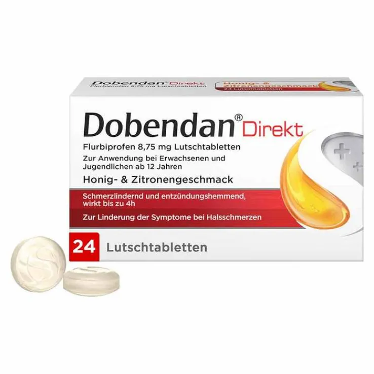 Dobendan® Direkt Flurbiprofen 8,75 mg Lutschtabletten , 24 St