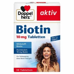 Doppelherz Biotin 10 mg Tabletten, 30 St