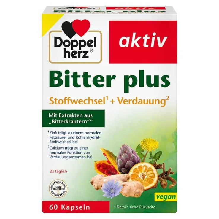 Doppelherz Bitter plus Kapseln, 60 St