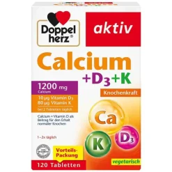 Doppelherz Calcium + D3 + K Tabletten, 120 St