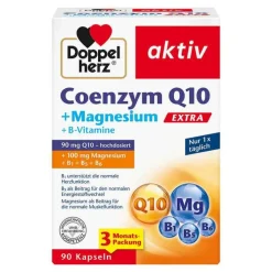 Doppelherz Coenzym Q10 Extra + Magnesium Kapseln, 90 St
