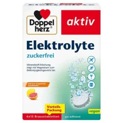 Doppelherz Elektrolyte zuckerfrei Brausetabletten, 6X15 St