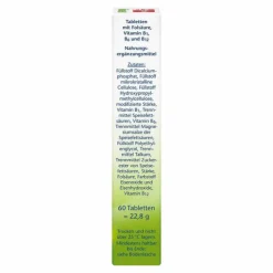 Doppelherz Folsäure 800 Depot Tabletten, 60 St