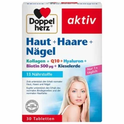 Doppelherz Haut+Haare+Nägel Tabletten, 30 St
