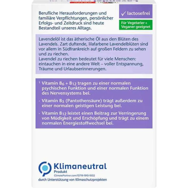 Doppelherz Lavendel Extrakt + Öl Tabletten, 30 St