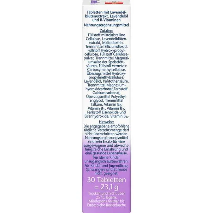 Doppelherz Lavendel Extrakt + Öl Tabletten, 30 St