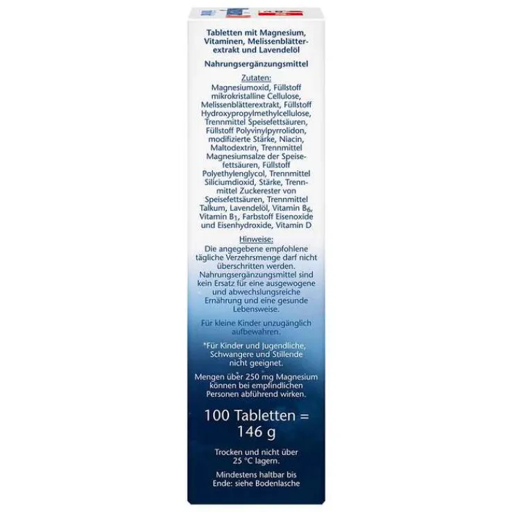 Doppelherz Magnesium 500 Nacht Tabletten, 100 St