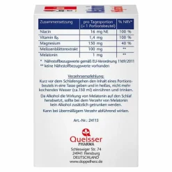 Doppelherz Melatonin Heißgetränk Granulat, 20 St