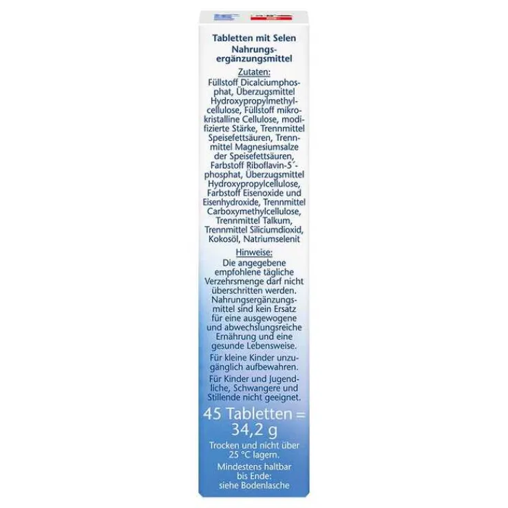 Doppelherz Selen 100 2-Phasen Depot Tabletten, 45 St