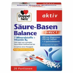 Doppelherz Säure-Basen Balance direct Pellets, 20 St