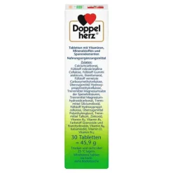 Doppelherz Vegetarier Vitamine+Mineralstoffe Tabletten, 30 St