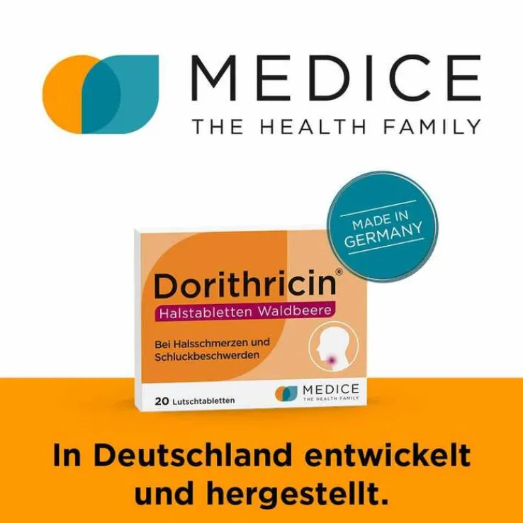 Dorithricin® Halstabletten Waldbeere bei Halsschmerzen, 40 St
