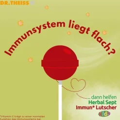 Dr. Theiss Herbalsept Immun Lutscher Kids D NEM, 6 St