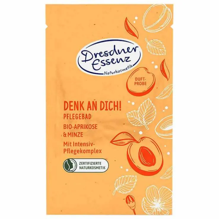 Dresdner Essenz Pflegebad Bio-Aprikose & Minze, 60 g