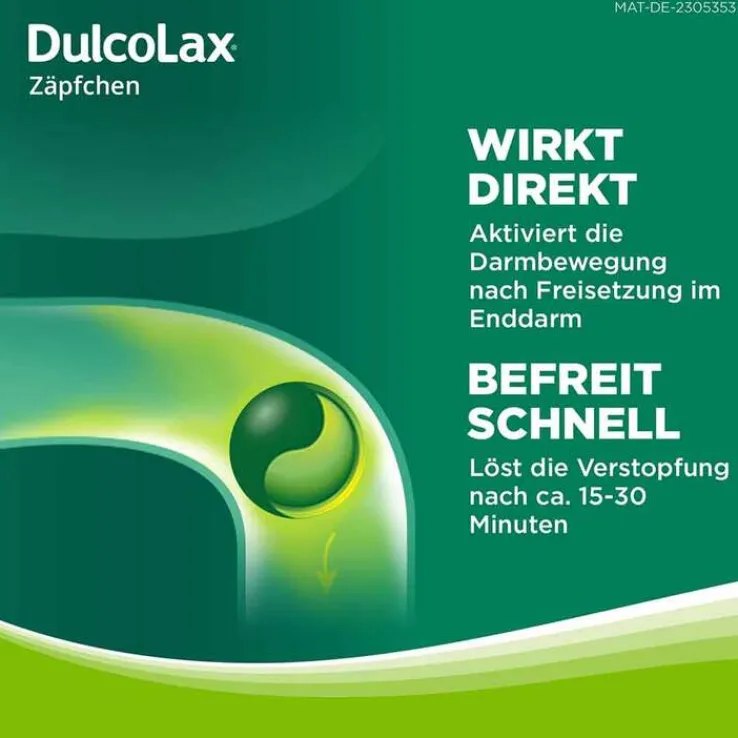 Dulcolax 10 mg Zäpfchen, 30 St