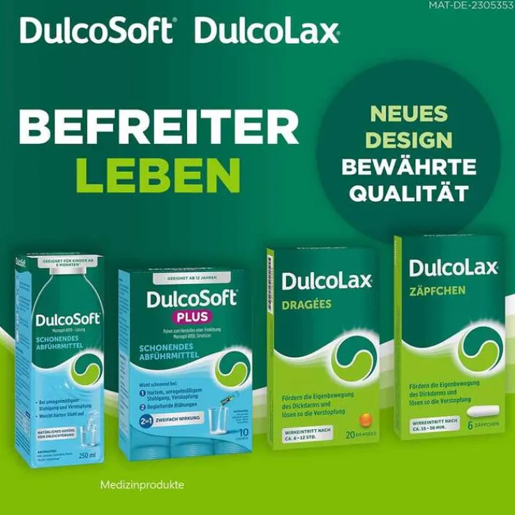 DulcoSoft® Pulver Abführmittel bei Verstopfung, 20X10 g