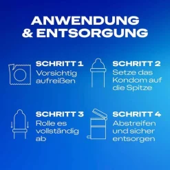 Durex Gefühlsecht Slim Kondome, 10 St