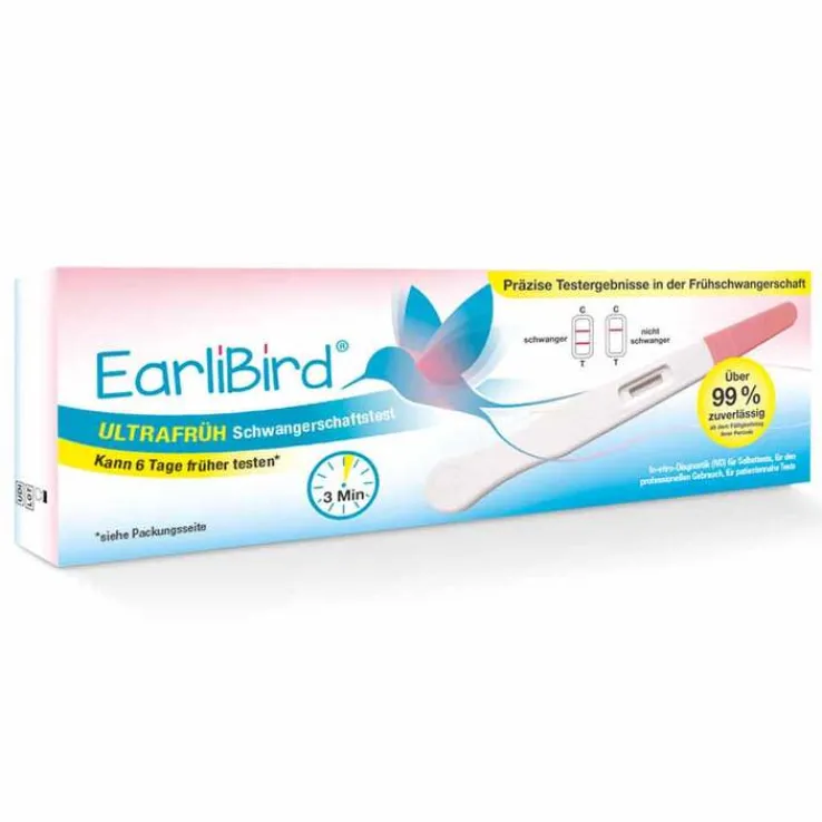 Earlibird Ultrafrüh Schwangerschaftstest Urin, 1 St