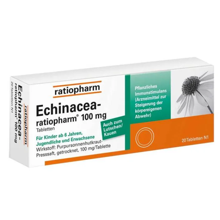 Echinacea-ratiopharm® 100 mg Tabletten, 20 St