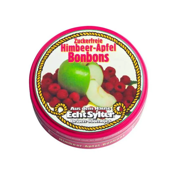 Echt Sylter Himbeer Apfel Bonbons zuckerfrei, 70 g