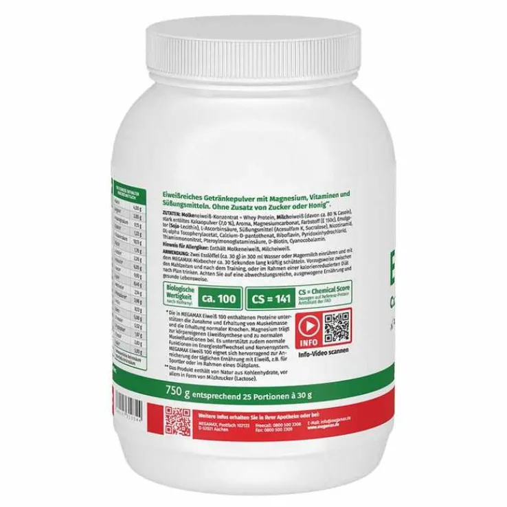 Eiweiss Schoko Megamax Pulve, 750 g