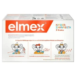 Elmex Kinderzahnpasta 2 - 6 Jahre Duo Pack, 2X50 ml