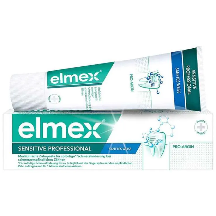 Elmex Sensitive Professional plus sanftes Zahnweiß, 75 ml