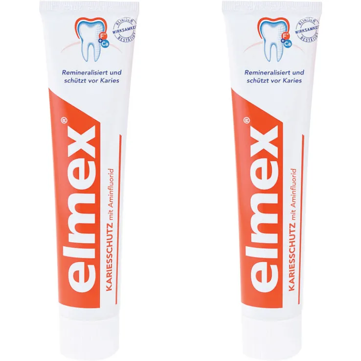 Elmex Zahnpasta Doppelpack, 2X75 ml