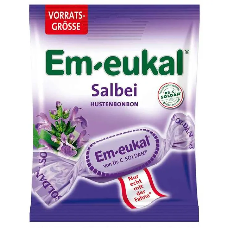 EM Eukal Halsbonbons Salbei zuckerhaltig, 150 g