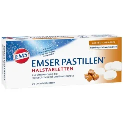 Emser Pastillen Halstabletten salted Caramel, 30 St