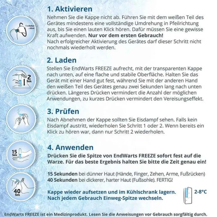 EndWarts® FREEZE Spray, 7.5 g