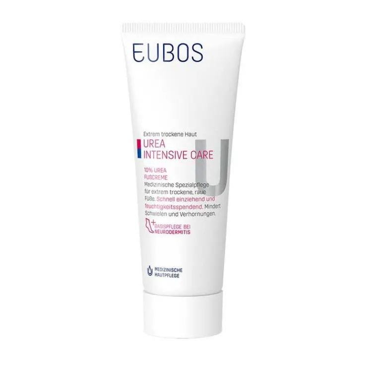 Eubos Trockene Haut Urea 10% Fußcreme, 100 ml
