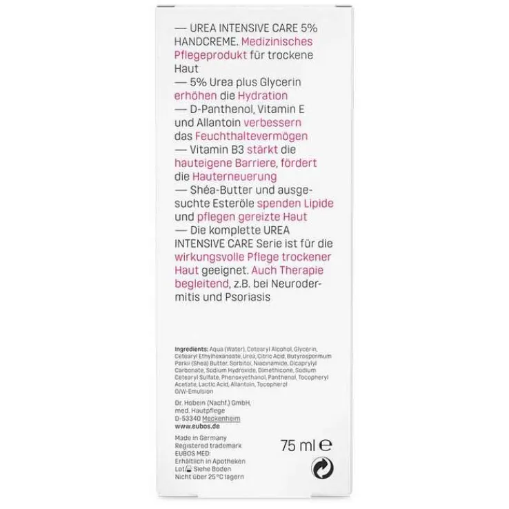 Eubos Trockene Haut Urea 5%, 75 ml