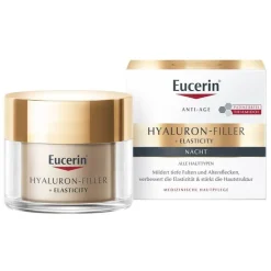 Eucerin Anti-Age Hyaluron Filler + Elasticity Nachtcreme, 50 ml