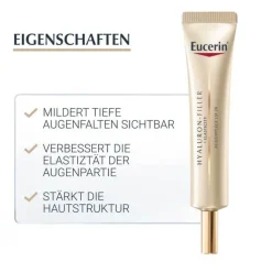Eucerin Anti-Age Hyaluron-Filler + Elasticity Auge, 15 ml