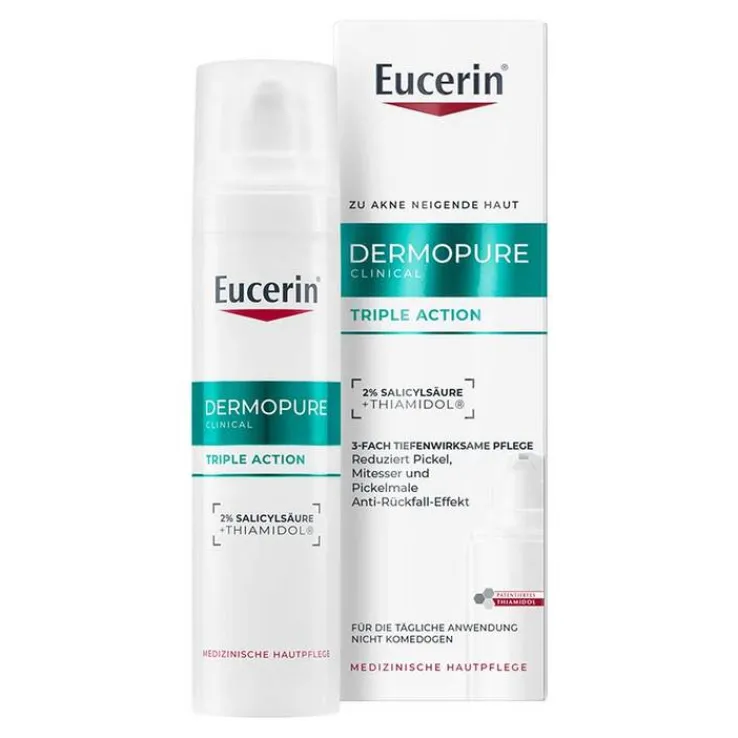 Eucerin Dermopure Clinical Triple Action Creme, 40 ml