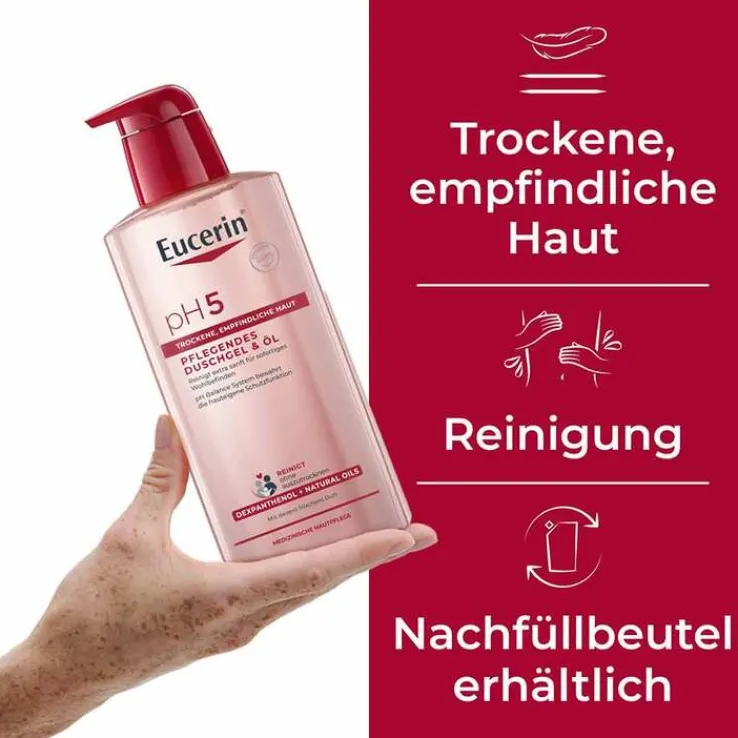 Eucerin pH5 Duschgel & Öl empfindliche Haut, 400 ml