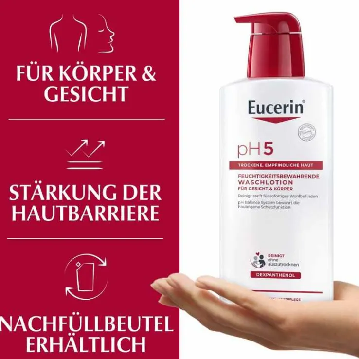 Eucerin pH5 Waschlotion empfindliche Haut , 2X400 ml