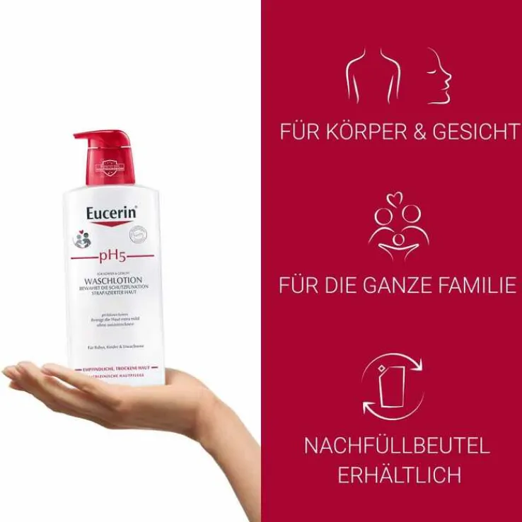 Eucerin pH5 Waschlotion empfindliche Haut, 400 ml