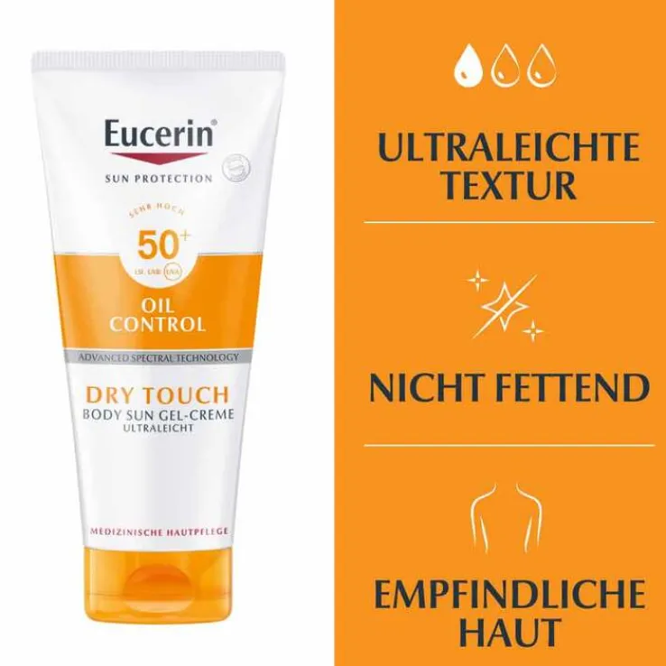 Eucerin Sun Gel-Creme Oil Control Body LSF 50 + , 200 ml