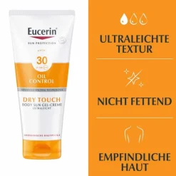 Eucerin Sun Gel-Creme Oil Control Body LSF 30, 200 ml