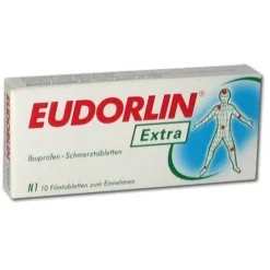 Eudorlin extra Ibuprofen Schmerztabletten, 10 St