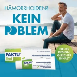 FAKTU lind Hämorrhoidensalbe mit Hamamelis, 50 g