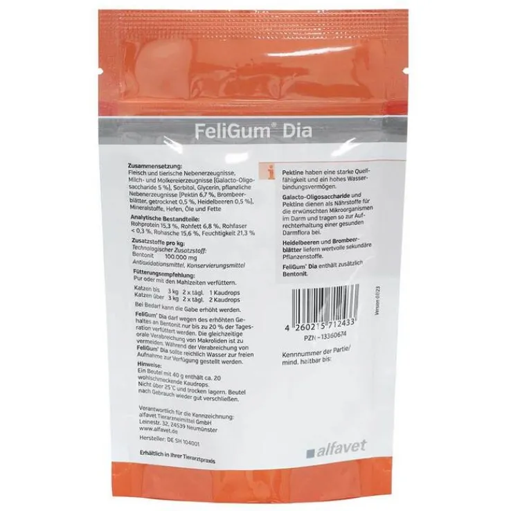 Feligum Dia Kaudrops für Katzen, 40 g