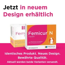 Femicur® N Kapseln bei Regelbeschwerden, 60 St