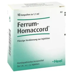 Ferrum Homaccord Ampullen, 10 St